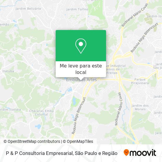 P & P Consultoria Empresarial mapa