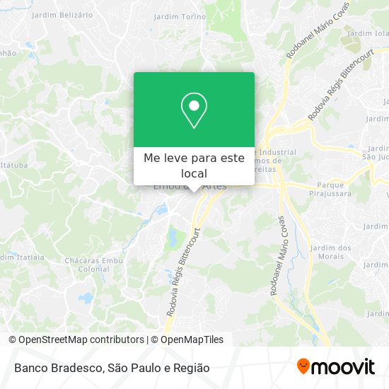 Banco Bradesco mapa