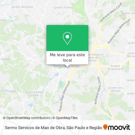 Sermo Servicos de Mao de Obra mapa