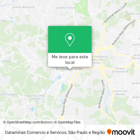 Dataminas Comercio e Servicos mapa