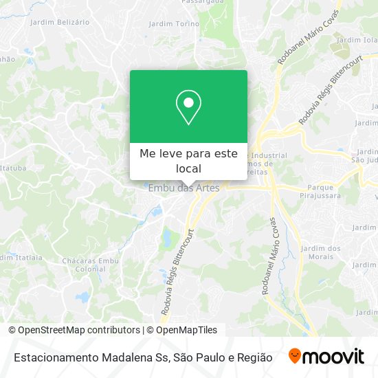 Estacionamento Madalena Ss mapa