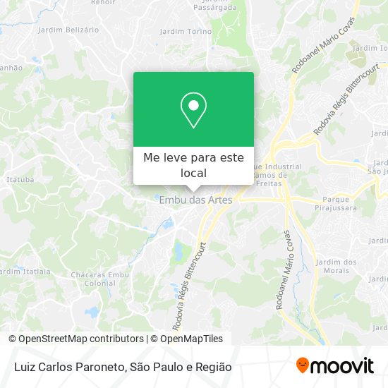 Luiz Carlos Paroneto mapa