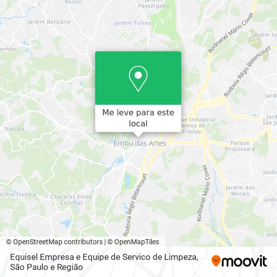 Equisel Empresa e Equipe de Servico de Limpeza mapa