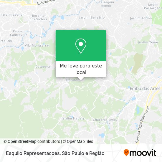 Esquilo Representacoes mapa