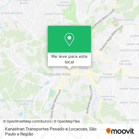 Kanastran Transportes Pesado e Locacoes mapa