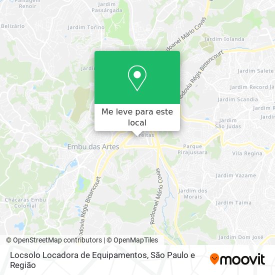Locsolo Locadora de Equipamentos mapa