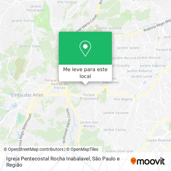 Igreja Pentecostal Rocha Inabalavel mapa