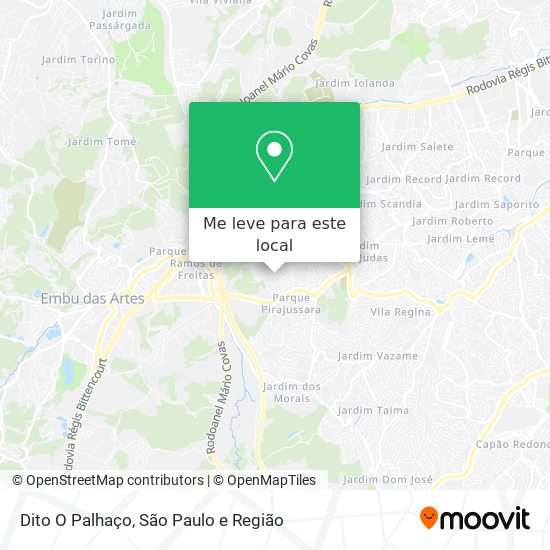 Dito O Palhaço mapa
