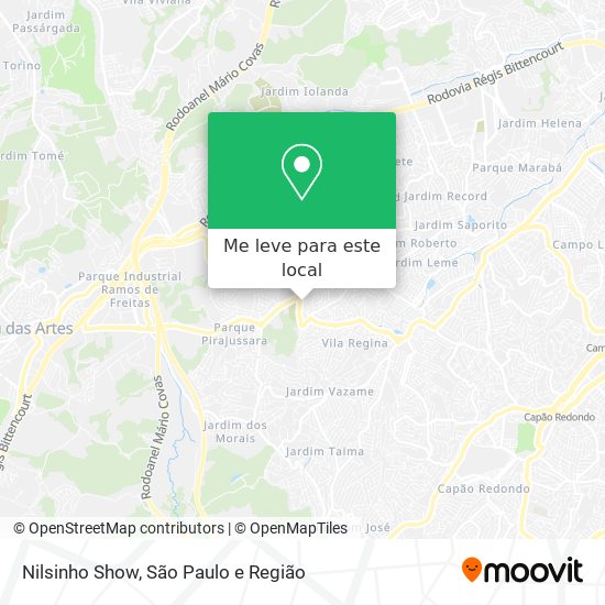 Nilsinho Show mapa