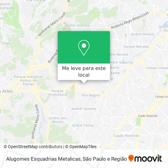 Alugomes Esquadrias Metalicas mapa