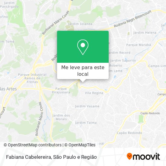 Fabiana Cabelereira mapa