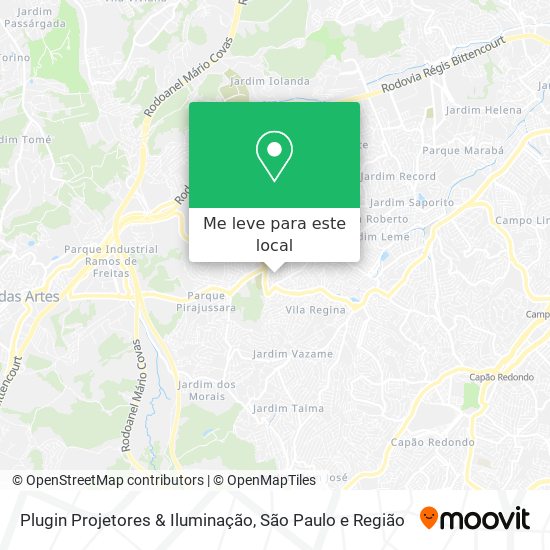 Plugin Projetores & Iluminação mapa