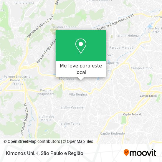 Kimonos Uni.K mapa