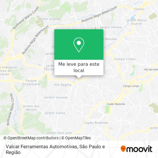 Valcar Ferramentas Automotivas mapa