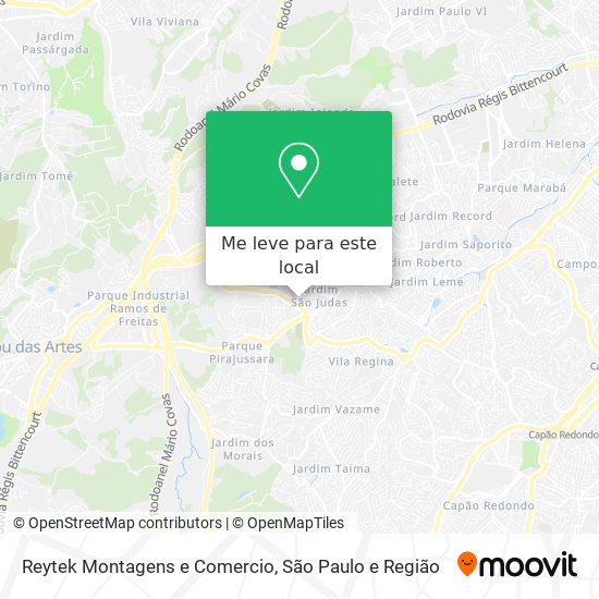 Reytek Montagens e Comercio mapa