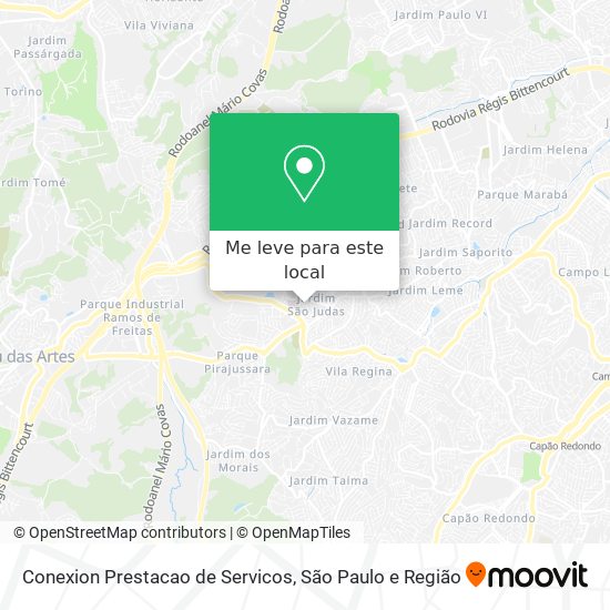 Conexion Prestacao de Servicos mapa