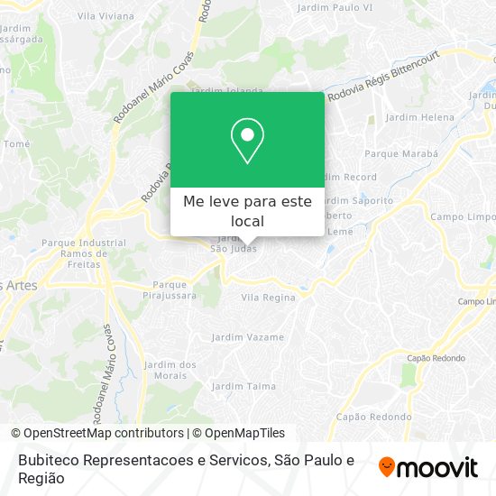 Bubiteco Representacoes e Servicos mapa