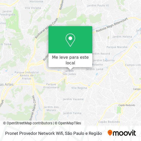Pronet Provedor Network Wifi mapa