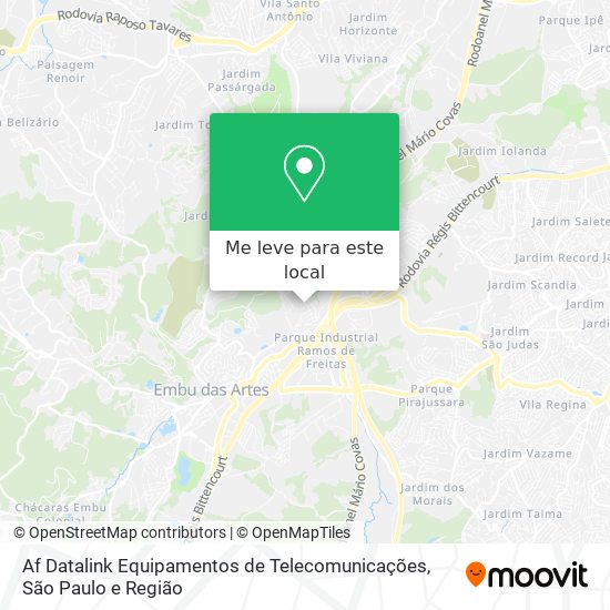 Af Datalink Equipamentos de Telecomunicações mapa