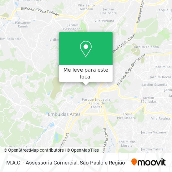 M.A.C. - Assessoria Comercial mapa