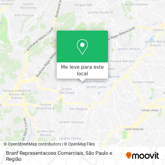 Branf Representacoes Comerciais mapa