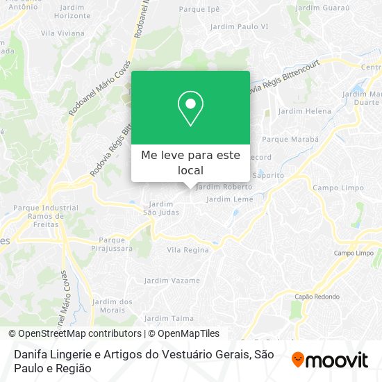 Danifa Lingerie e Artigos do Vestuário Gerais mapa