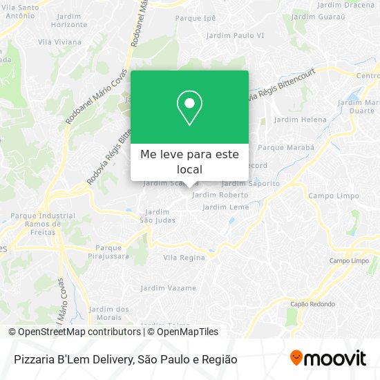 Pizzaria B'Lem Delivery mapa