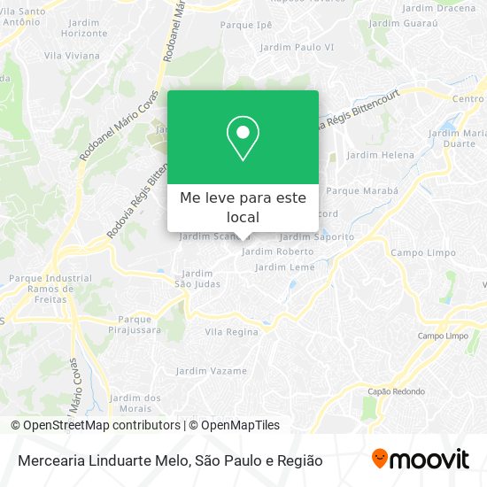 Mercearia Linduarte Melo mapa