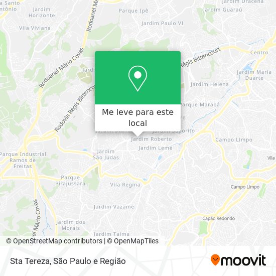 Sta Tereza mapa