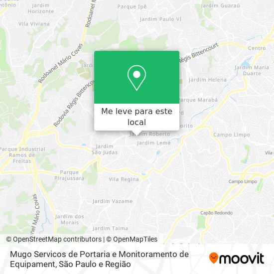 Mugo Servicos de Portaria e Monitoramento de Equipament mapa