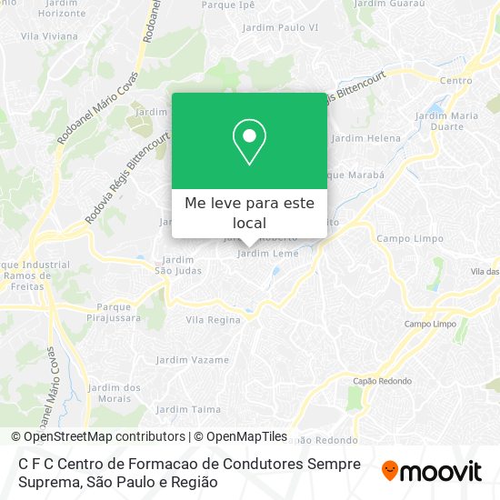 C F C Centro de Formacao de Condutores Sempre Suprema mapa