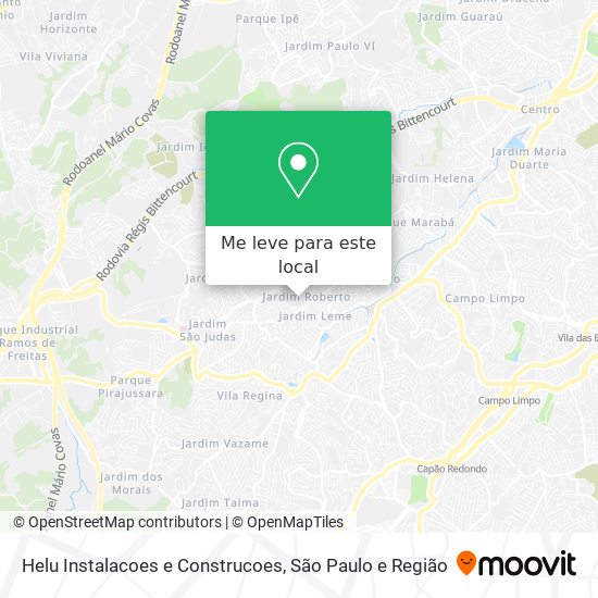 Helu Instalacoes e Construcoes mapa