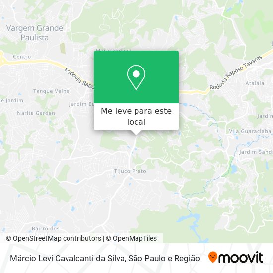 Márcio Levi Cavalcanti da Silva mapa