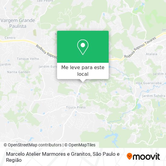 Marcelo Atelier Marmores e Granitos mapa