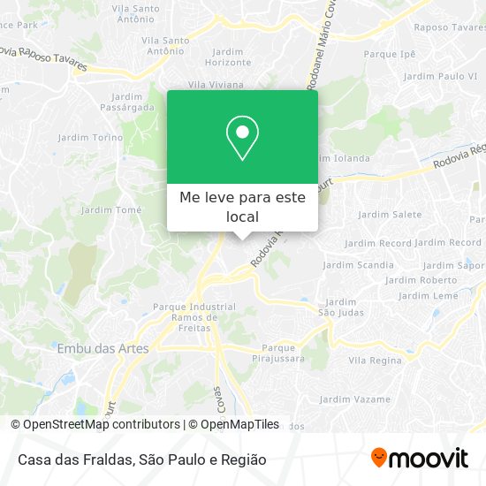 Casa das Fraldas mapa
