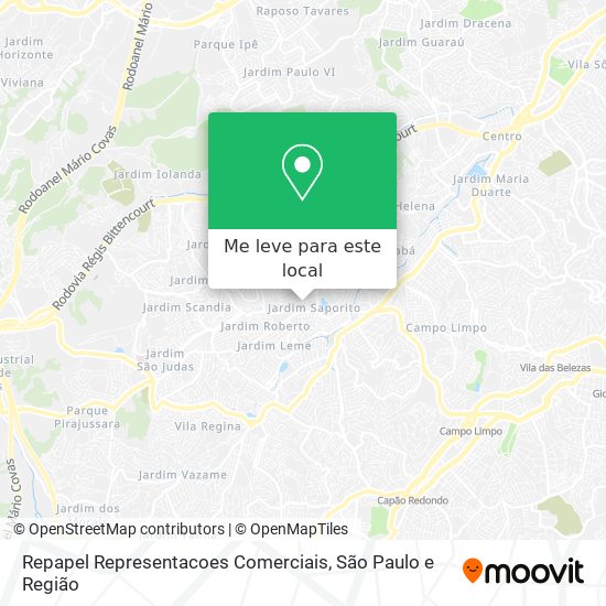 Repapel Representacoes Comerciais mapa