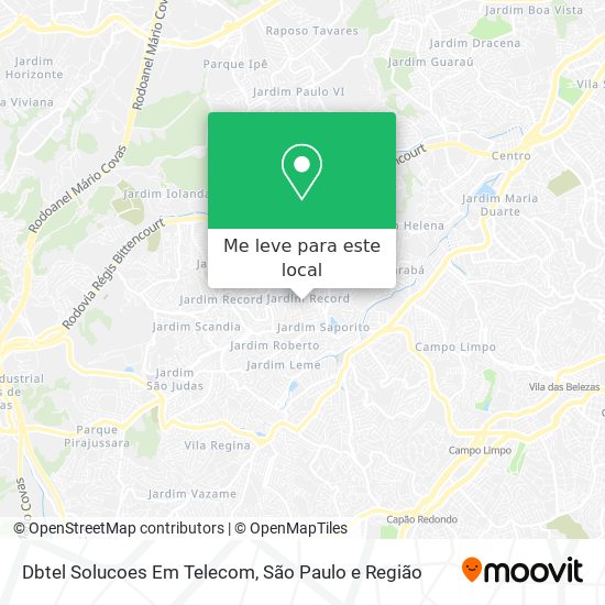 Dbtel Solucoes Em Telecom mapa