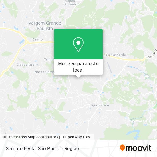 Sempre Festa mapa