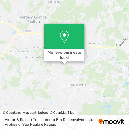 Victor & Raineri Treinamento Em Desenvolvimento Profissio mapa