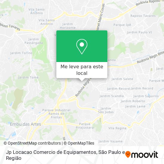 Jp Locacao Comercio de Equipamentos mapa