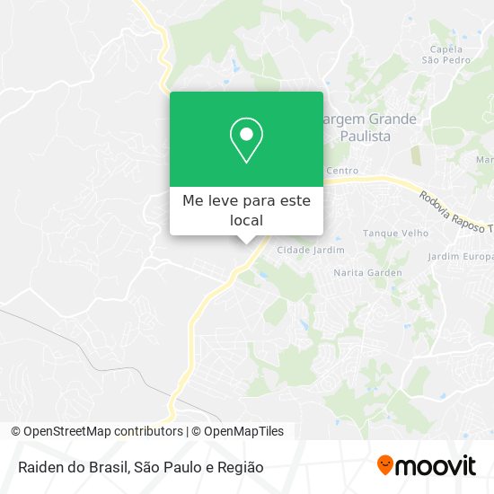 Raiden do Brasil mapa