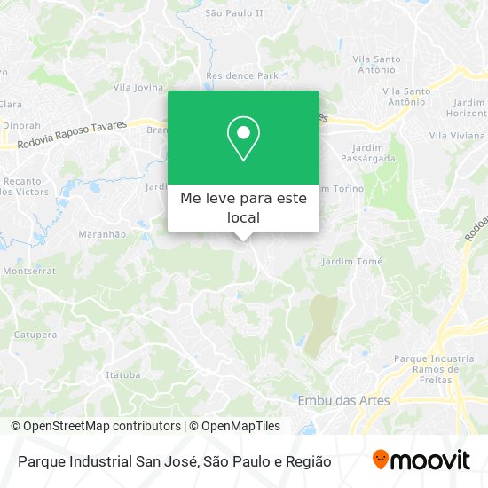 Parque Industrial San José mapa