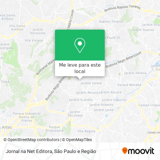 Jornal na Net Editora mapa