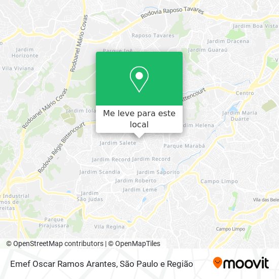 Emef Oscar Ramos Arantes mapa