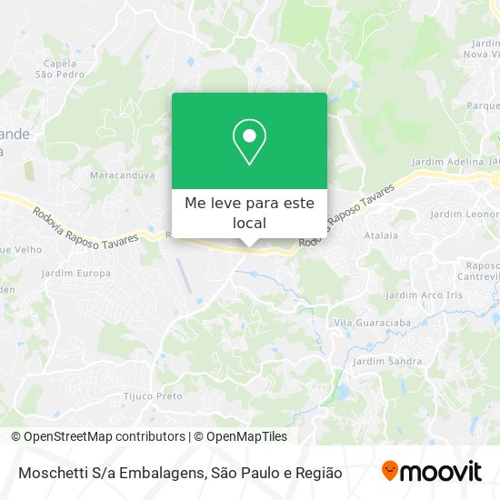 Moschetti S/a Embalagens mapa
