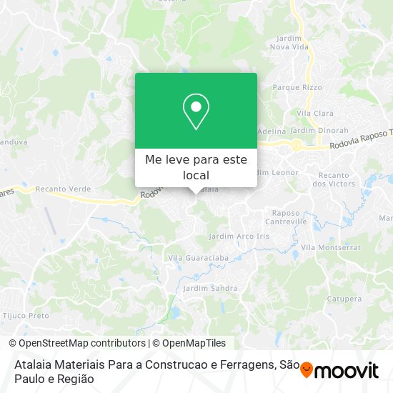 Atalaia Materiais Para a Construcao e Ferragens mapa