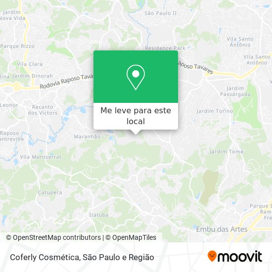 Coferly Cosmética mapa