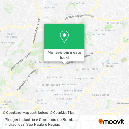 Pleuger Industria e Comercio de Bombas Hidraulicas mapa