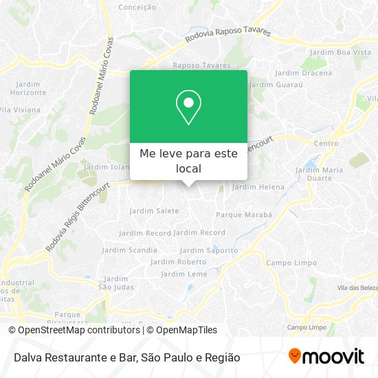 Dalva Restaurante e Bar mapa
