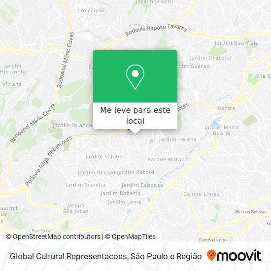 Global Cultural Representacoes mapa